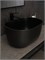 GID Раковина N9302bg 53377 накладная черная графит 45x32x22 GID-53377