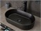 GID Раковина N9020bg 53379 накладная черная графит 52.5x30.5x11.5 GID-53379 - фото 317528