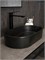 GID Раковина N9020bg 53379 накладная черная графит 52.5x30.5x11.5 GID-53379