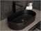 GID Раковина N9020bg 53379 накладная черная графит 52.5x30.5x11.5 GID-53379