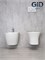 GID Унитаз подвесной Tr2101 62232Y белый 49x36x36 GID-62232Y