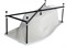 AQUANET Каркас сварной для акриловой ванны Lotos 170x75 L/R AQUANET-312650