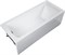 AQUANET Bright Ванна акриловая прямоугольная встраиваемая / пристенная размер 170x70 см, цвет белый AQUANET-267791