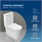AQUANET Чаша напольного унитаза Rimless Roll-C CL-12249B, белый AQUANET-210764 - фото 319078