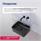 AQUANET Perfect Раковина накладная ширина 50 см, черный AQUANET-273677