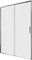 AQUANET Pleasure Evo Душевая дверь раздвижная ширина 130 см профиль - хром / стекло - прозрачное AQUANET-AE65-N130-CT