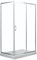 AQUANET Душевая дверь раздвижная  ширина 110 см профиль - хром / стекло - прозрачное AQUANET-SD-1100A