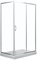 AQUANET Душевая дверь раздвижная  ширина 120 см профиль - хром / стекло - прозрачное AQUANET-SD-1200A