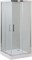 AQUANET Delta Душевой уголок квадратный двери раздвижные размер 90x90 см профиль - хром / стекло - прозрачное AQUANET-183212