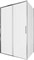 AQUANET Pleasure Evo Душевой уголок прямоугольный двери раздвижные размер 120x90 см профиль - хром / стекло - прозрачное AQUANET-AE65-120x90-CT