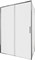 AQUANET Pleasure Evo Душевой уголок прямоугольный двери раздвижные размер 130x80 см профиль - хром / стекло - прозрачное AQUANET-AE65-130x80-CT