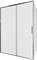 AQUANET Pleasure Evo Душевой уголок прямоугольный двери раздвижные размер 140x90 см профиль - хром / стекло - прозрачное AQUANET-AE65-140x90-CT