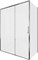 AQUANET Pleasure Evo Душевой уголок прямоугольный двери раздвижные размер 150x90 см профиль - хром / стекло - прозрачное AQUANET-AE65-150x90-CT