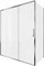 AQUANET Pleasure Evo Душевой уголок прямоугольный двери раздвижные размер 160x80 см профиль - хром / стекло - прозрачное AQUANET-AE65-160x80-CT