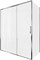 AQUANET Pleasure Evo Душевой уголок прямоугольный двери раздвижные размер 160x90 см профиль - хром / стекло - прозрачное AQUANET-AE65-160x90-CT
