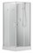 AQUANET Passion EVO Душевая кабина квадратная размер 90x90 см профиль - белый / стекло - прозрачное AQUANET-281963