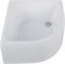 AQUANET Optimal Душевой поддон четверть круга размер 90x90 см, цвет белый AQUANET-293357 - фото 320873