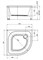 AQUANET Optimal Душевой поддон четверть круга размер 90x90 см, цвет белый AQUANET-293357 - фото 320875 AQUANET Optimal Душевой поддон четверть круга размер 90x90 см, цвет белый AQUANET-293357 - фото 320875