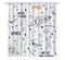 FIXSEN Штора для ванной Design Space (FX-2508) FX-2508 - фото 322092