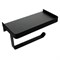 FIXSEN Бумагодержатель с полкой для телефона черный Hotel (FX-31011B) FX-31011B