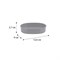 FIXSEN Мыльница ROUND GRAY (FX-453-4) FX-453-4