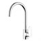 AQUATEK AQ1882CR НИКА Смеситель для кухни (полукруглый излив), хром AQ1882CR - фото 323561