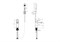 AQUATEK AQ1712BGM ЛУГАНО Смеситель для раковины 106 с гигиеническим ручным душем, оружейная сталь AQ1712BGM - фото 323703