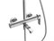 CERSANIT Душевая система MODUO (смеситель стандартный) с изливом 5 режимов шланг 150 металл хром A64314
