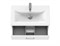 CERSANIT Тумба под раковину подвесная CLASSIC 80 для COMO 80 белый матовый A69090
