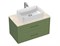 CERSANIT Тумба под раковину подвесная CLASSIC 80 для COMO 80 зеленый матовый A69092