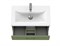 CERSANIT Тумба под раковину подвесная CLASSIC 80 для COMO 80 зеленый матовый A69092