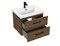 CERSANIT Тумба под раковину подвесная LARA 60 для COMO 60 орех Табак A69158