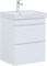 AQUANET Slim Тумба под раковину напольная / подвесная ширина 50 см, цвет белый AQUANET-346046