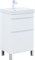 AQUANET Slim Тумба под раковину напольная ширина 50 см, цвет белый AQUANET-346041