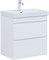 AQUANET Slim Тумба под раковину напольная / подвесная ширина 60 см, цвет белый AQUANET-346047