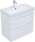 AQUANET Slim Тумба под раковину напольная / подвесная ширина 70 см, цвет белый AQUANET-346048
