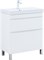 AQUANET Slim Тумба под раковину напольная ширина 70 см, цвет белый AQUANET-346043