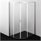 WASSERKRAFT Lippe 45S Душевой уголок прямоугольный размер 120x90 см двери раздвижные профиль - хром / стекло - прозрачное WASSERKRAFT 45S24