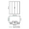 WASSERKRAFT Lippe 45S Душевой уголок прямоугольный размер 160x80 см двери раздвижные профиль - хром / стекло - прозрачное WASSERKRAFT 45S50