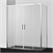 WASSERKRAFT Lippe 45S Душевой уголок прямоугольный размер 170x90 см двери раздвижные профиль - хром / стекло - прозрачное WASSERKRAFT 45S54