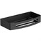 LANGBERGER Black Edition Полка хром. к стене 1-эт. (75160-BPC), черный матовый BLACKEDITION75160-BPC - фото 328756