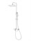 RUSH Thira Душевая система с изливом (TR3635-50White), цвет белый матовый TR3635-50White - фото 329293