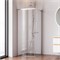 AM.PM X-Joy Душевое огражд квадратное,раздвижные двери 80x80 хром мат.,стекло прозрачн W94G-403-8080-MT1K