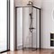 AM.PM X-Joy Душевое ограждение прямоугольное, раздвижные двери 100x80 черный мат.,стекло прозр W94G-403-100280-BT1K