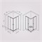 AM.PM X-Joy Душевое ограждение квадратное, раздвижные двери 100x100 хром мат.,стекло прозрачн W94G-403-100100-MT1K