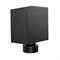 AQUAme Savona Выход из стены, черный матовый AQM8713MB - фото 332455