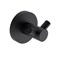 AQUAme Trento Крючок двойной латунный, черный матовый AQM7202MB - фото 332467