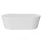 AQUAme Ванна акриловая отдельностоящая правая с встроеннным каркасом и сифоном размер 180x85 см, цвет белый AQM3505MW-R
