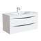 IDDIS Тумба с раковиной Cloud 100 подвесная белая (CLO10W1i95K) CLO10W1i95K - фото 334246