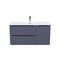 IDDIS Тумба с умывальником, подвесная, 100 см, темно-серый, Edifice, подходит умыв. 0101000i28 (EDI10D0i95K) EDI10D0i95K